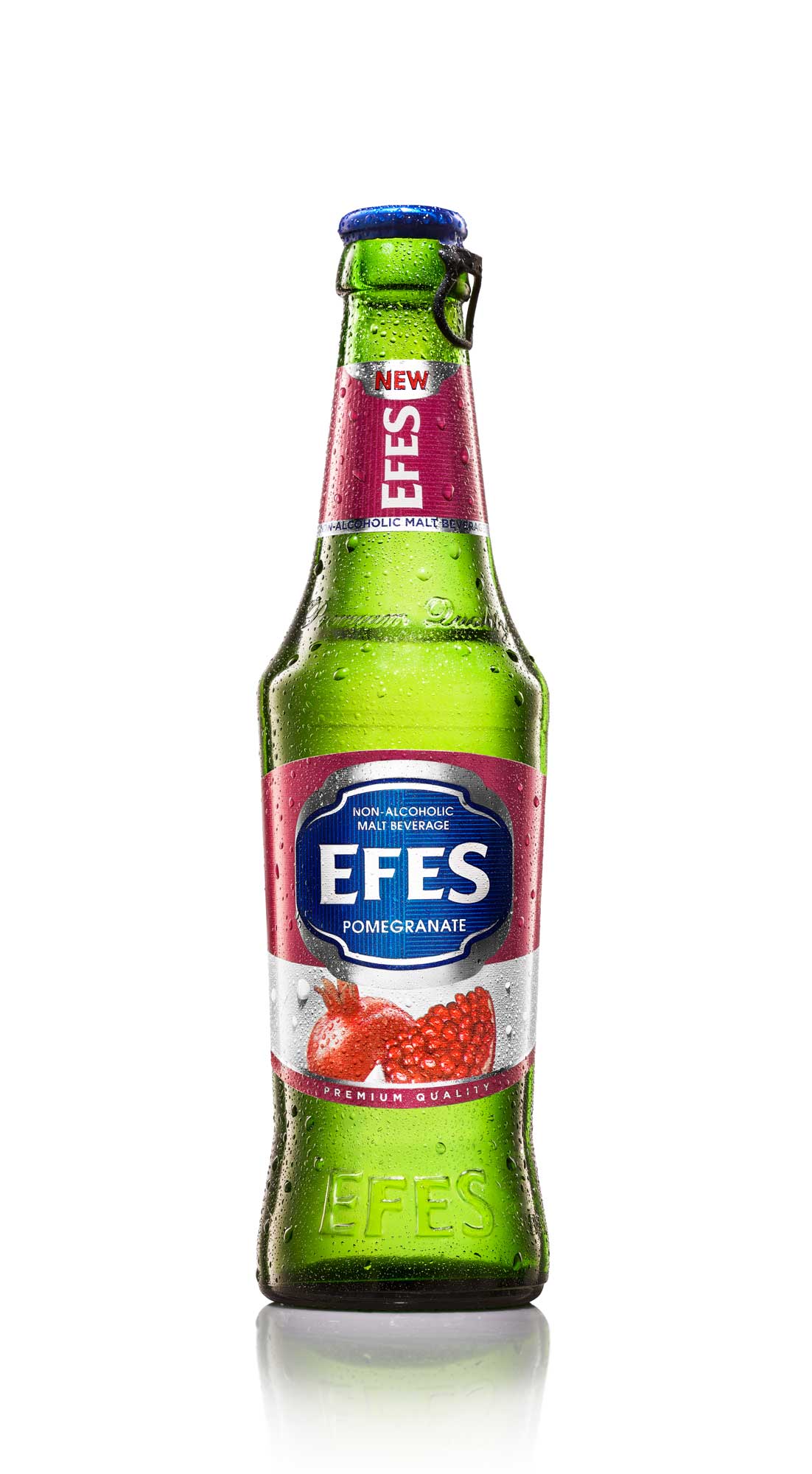 0-エフェス ・ノンアルコール ビール ザクロ 330ml (瓶)ケース 24入 EFES Alkolsuz (Nar)