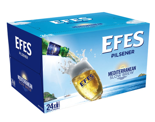 02-EFES BIRA Kasa Sise エフェス ピルスナー (瓶) 330ml ケース 24入 (税込)