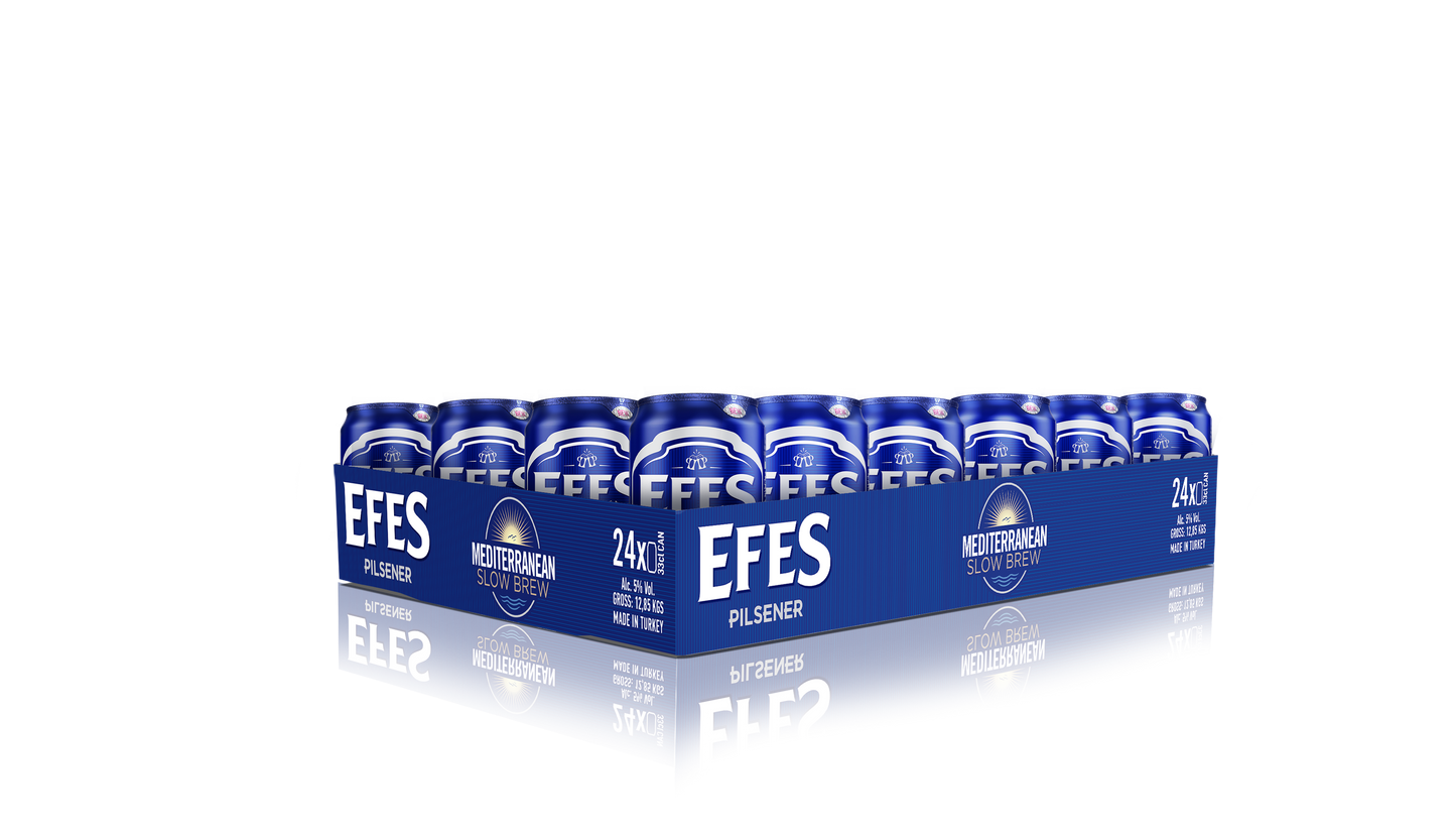 03-EFES BIRA KUTU Kasa  エフェス ピルスナー (缶)330ml ケース 24入(税込)