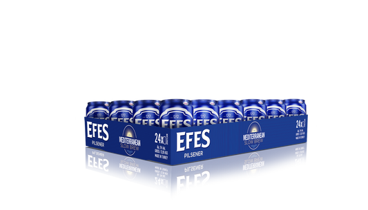 03-EFES BIRA KUTU Kasa  エフェス ピルスナー (缶)330ml ケース 24入(税込)