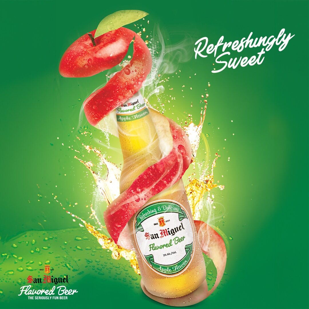 06-サンミゲール（アップル）San Miguel Apple 330ml 24本 (4月下旬販売開始予定)